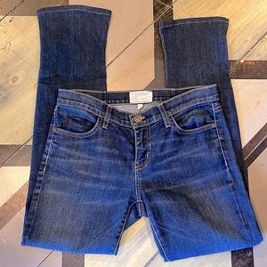 Current Elliot The Baby Boot Newport blue jeans 28